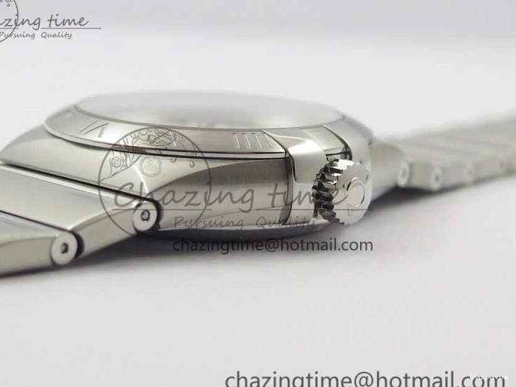 0423 Constellation 38mm SS VSF 1:1 Best Edition White Textured Dial on SS Bracelet A8500 Super Clone EasyCare 7919